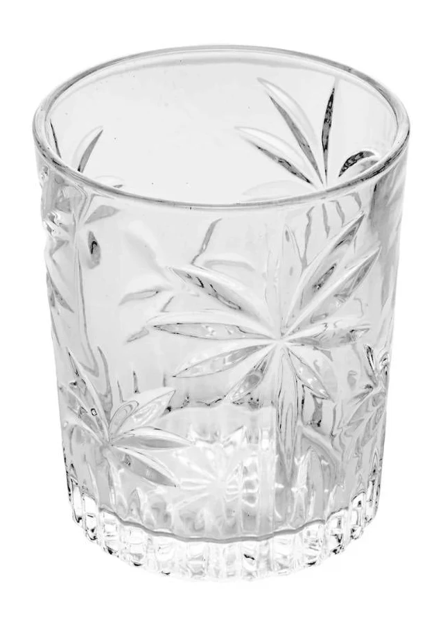 Copo baixo palm tree 340 ml - Copos de vidro - Rio de Janeiro // Copos de Vidros RJ