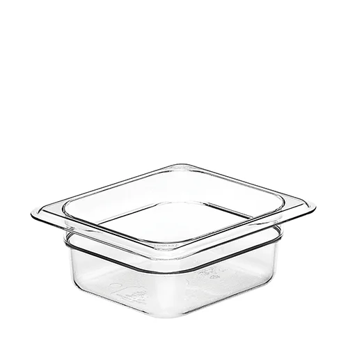 Cuba policarbonato GN 1-6 6,5cm 1 L - Cubas inox e policarbonato - Rio de Janeiro // Copos de Vidros RJ