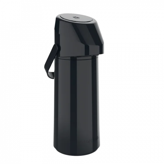 Garrafa térmica rubi preta 1,8 L soprano - Garrafas térmicas - Rio de Janeiro // Copos de Vidros RJ