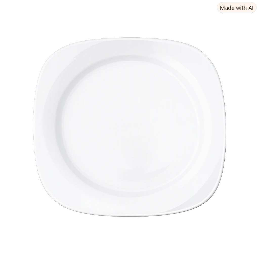 Prato plaza raso 27cm - Pratos de porcelana - Rio de Janeiro // Copos de Vidros RJ