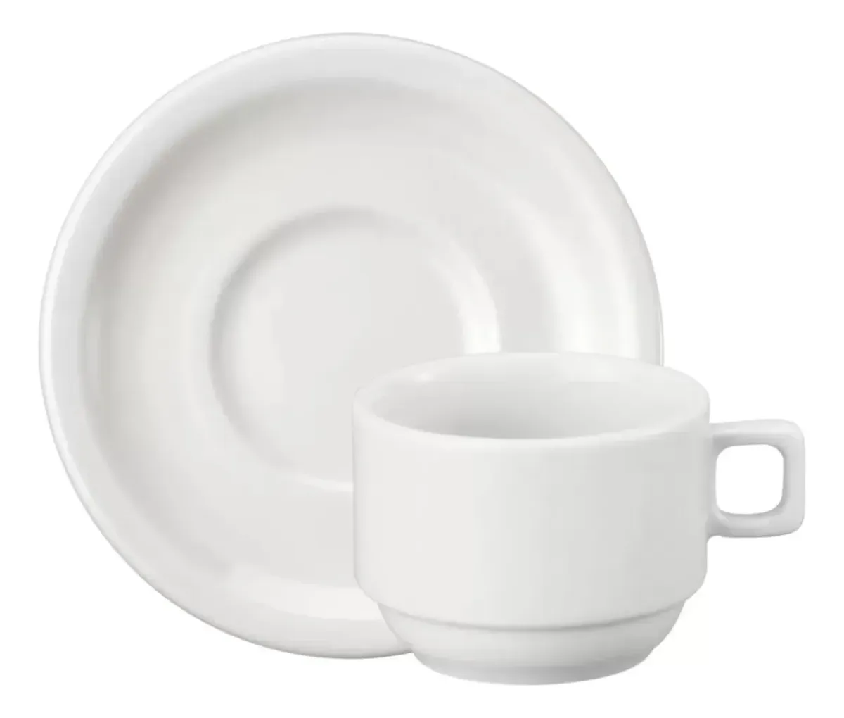 Xícara chá sem pires protel 170 ml - Xícaras de porcelana - Rio de Janeiro // Copos de Vidros RJ